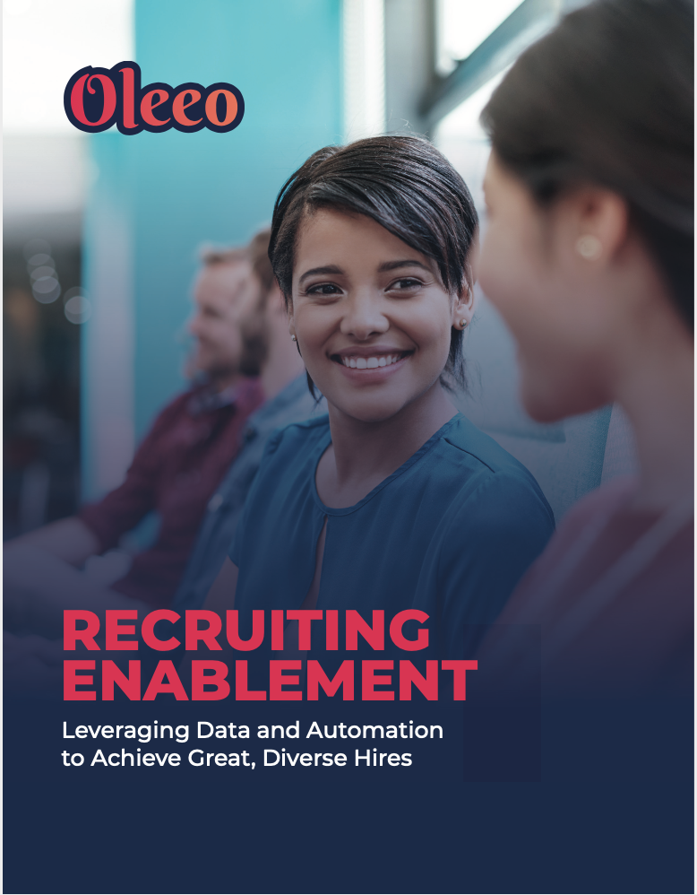 Oleeo Recruiting Enablement Ebook Cover